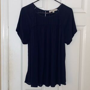 Loft Navy blue blouse